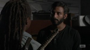 Stradivarius- Siddiq informs Michonne that Maggie is no longer at the Hilltop- The Walking Dead, AMC