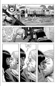 The Walking Dead #185- Eugene and Stephanie kiss