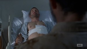 What Comes After- Rick sees himself in the hospital- The Walking Dead, AMC