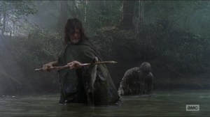 Who Are You Now- Daryl in the river- The Walking Dead, AMC
