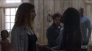 Who Are You Now- Michonne reveals Magna's prison tattoo- The Walking Dead, AMC
