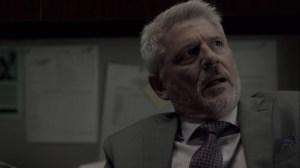 gaMe changer- Laurence Hayes, played by Christopher Cousins, tells John and Marcos about the mutant collars- The Gifted, Fox, X-Men