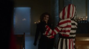 Penguin, Our Hero- Selina volunteers at the Church of Jeremiah- Fox, Gotham, DC