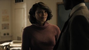 The Great War and Modern Memory- Amelia thanks Wayne for talking with her- HBO, True Detective