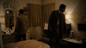 The Great War and Modern Memory- Roland and Wayne examine Julie's room- HBO, True Detective