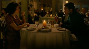 The Hour and the Day- Amelia and Wayne have dinner- HBO, True Detective