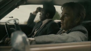 The Hour and the Day- Roland and Wayne talk about the priest- HBO, True Detective
