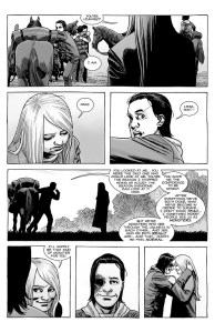 The Walking Dead #187- Carl talks with Lydia before he leaves the Hilltop