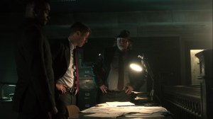 Trespassers- Lucius, Jim, and Harvey realize they have to pass through Sirens territory- Fox, Gotham, DC