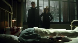Ace Chemicals- Bruce and Selina at Jeremiah's bedside at the hospital- Fox, Gotham