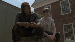 Adaptation- Henry tells Daryl that he doesn't know who he is at the Hilltop- AMC, The Walking Dead