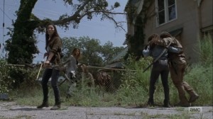 Adaptation- Michonne and company on the move- AMC, The Walking Dead