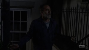 Adaptation- Negan escapes his cell and walks through Alexandria- AMC, The Walking Dead