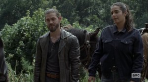 Bounty- Jesus and Tara talk to Ezekiel- AMC, The Walking Dead