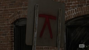 Bounty- Symbol on a traffic sign- AMC, The Walking Dead