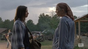 Bounty- Tammy thanks Enid for helping Earl- AMC, The Walking Dead
