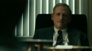 Hunters in the Dark- Harris James speaks with Roland and Wayne- HBO, True Detective