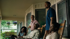 Now Am Found- Roland and the Purcells watch the kids ride on their bikes- HBO, True Detective