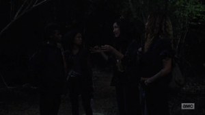 Omega- Kelly tells Yumiko, Magna, and Connie that she wants to keep looking for Luke- AMC, The Walking Dead