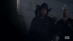 Chokepoint- Angus Sampson as Ozzy, leader of the Highwaymen- AMC, The Walking Dead