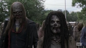 Chokepoint- Beta and Whisperers arrive at the choke point- AMC, The Walking Dead