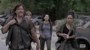 Chokepoint- Connie, Daryl, Lydia, and Henry at the Choke Point- AMC, The Walking Dead