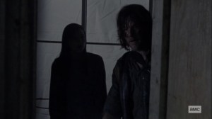 Chokepoint- Daryl tells Lydia to get in the closet- AMC, The Walking Dead