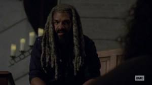 Chokepoint- Ezekiel listens to Jerry talk about his attack- AMC, The Walking Dead