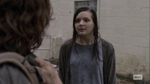 Chokepoint- Lydia tells Daryl that Alpha will send Beta after them- AMC, The Walking Dead