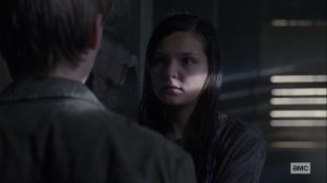 Chokepoint- Lydia tells Henry that Alpha will come after them- AMC, The Walking Dead