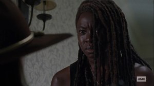 Guardians- Michonne tells Judith to go to her room- AMC, The Walking Dead