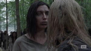 Guardians- One of the Whisperers challenges Alpha- AMC, The Walking Dead