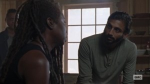 Guardians- Siddiq and Michonne talk about Carol- AMC, The Walking Dead