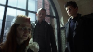 Nothing's Shocking- Alfred and Bruce speak with a patient at the hospital- Fox, Gotham