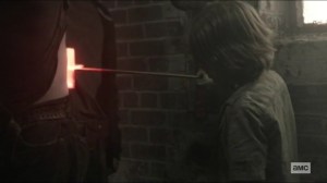 Scars- Daryl gets an X burned into his back- AMC, The Walking Dead