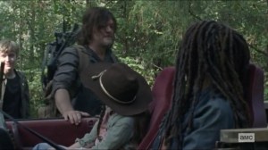 Scars- Daryl thanks Michonne and Judith for their help- AMC, The Walking Dead