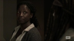 Scars- Jocelyn tells Michonne that none of the other adults from her group made it- AMC, The Walking Dead