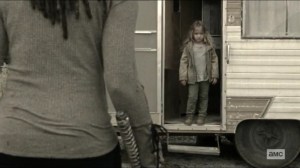 Scars- Judith comes out of the RV- AMC, The Walking Dead