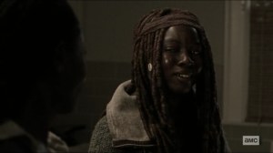 Scars- Michonne happy to have Jocelyn at her side- AMC, The Walking Dead