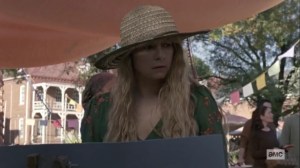 The Calm Before- Alpha at the fair while dressed as Hilde- AMC, The Walking Dead