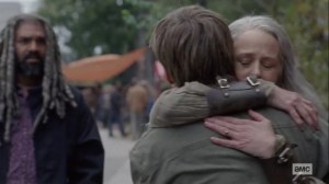 The Calm Before- Henry reunites with Carol and Ezekiel- AMC, The Walking Dead