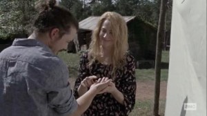 The Calm Before- Hilde and Miles celebrate their anniversary- AMC, The Walking Dead