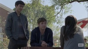 The Calm Before- Rodney and Gage tell Lydia that Addy likes Henry- AMC, The Walking Dead