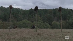 The Calm Before- Siddiq shows the others the border- AMC, The Walking Dead