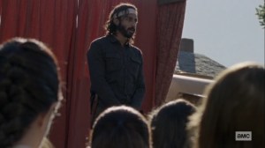 The Calm Before- Siddiq tells the crowd about what happened to the others- AMC, The Walking Dead