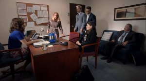 Iowa- Team Selina discusses where Selina will announce her run for President- HBO, Veep