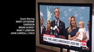 Iowa- Tom James announces that he's running for President- HBO, Veep