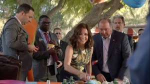 Pledge- Ben informs Selina that Kemi Talbot accidentally killed her boyfriend- Veep, HBO