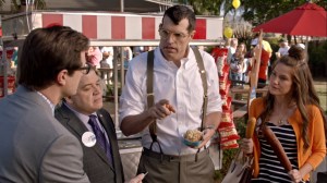 Pledge- Jonah says that it's retarded for him to not be in the main debate- Veep, HBO