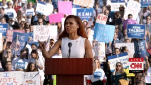 Pledge- Kemi Talbot's Iowa campaign rally- Veep, HBO